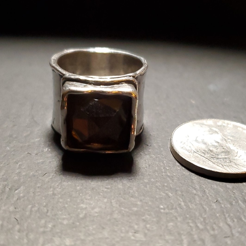 Silpada Ring Smoky Topaz